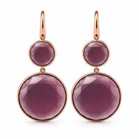 Orecchini Donna in Oro Ametista OROR-61-198